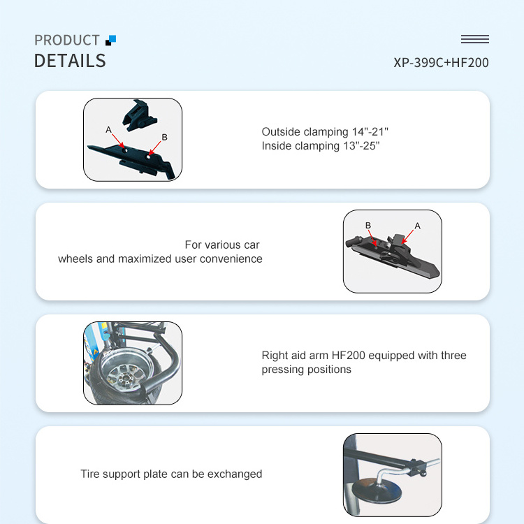 Disassemble Simple And Cheap Car Repair Machine Tool Bead Breaker Car Motorcycle Manual Portable Tire Changer
