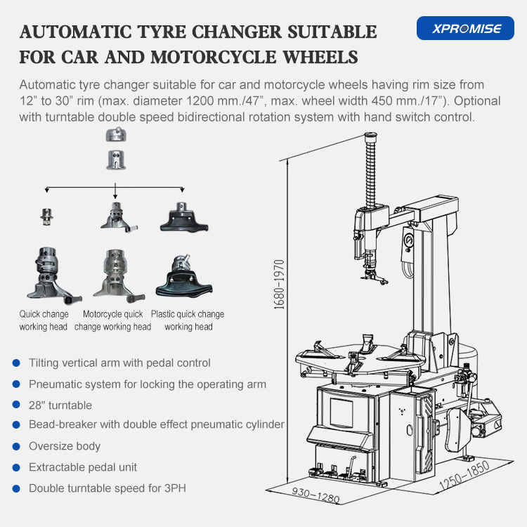 2022 New Products On China Market Changing Touchless Swing Arm Machine Tire Portable Universal Solid Manual Changer Motorcycle