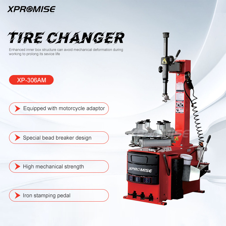 Professional workshop repairing motorcycle tire changer XP-306AM high quality and inexpensive tire changing machine