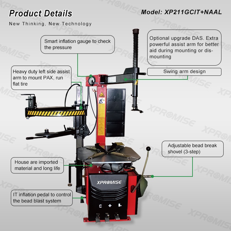 High Quality Fully Automatic Tire Changer Machine Unite Tire Changer For Car Auto Repair Tool Tire Changing Machine