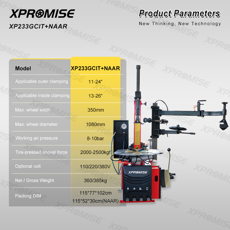 High Quality Auto Workshop Equipment Auto Tire Machine With Rim Protection Tire Changer With Wheel Balancer Combo