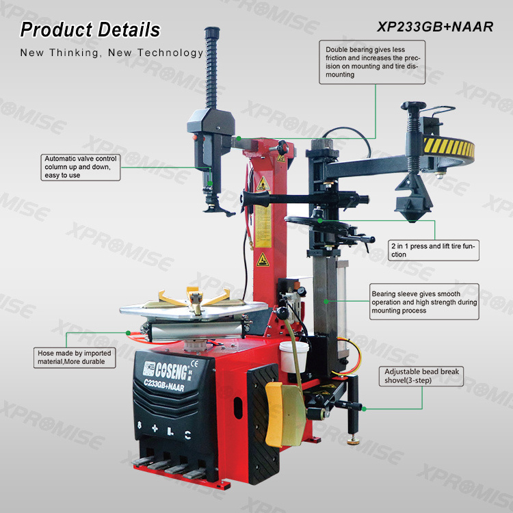 Hot Sale Popular Mobile Tire Changers Machine Car Tyre Changer Used In Car Tire Work Shop With CE Certificate