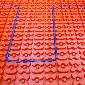 Self Adhesive Electric Underfloor Heating System,Radiant Floor Heating Mat Ditra Uncoupling Mat