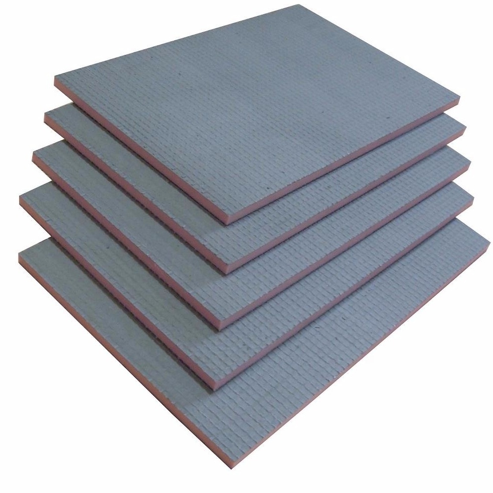 Underfloor Heating Insulation 10mm Tile Backer Boards Reinforced Cement Coated XPS Sandwich Panel