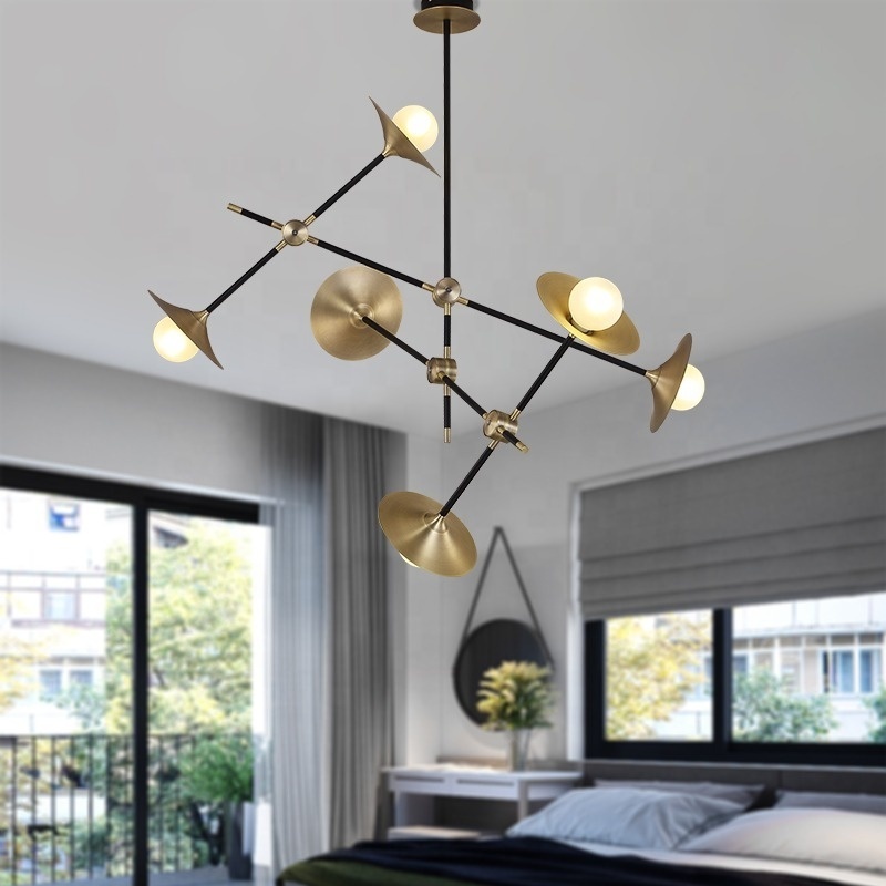 Rustic contemporary hanging pendant lighting fixtures led glass antique brass ceiling lamps modern project chandelier