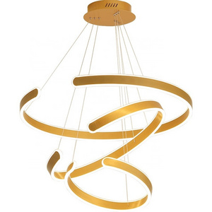 3 ring luxury ceiling chandeliers home decorative pendant lamps gold hotel living room hanging pendant lights