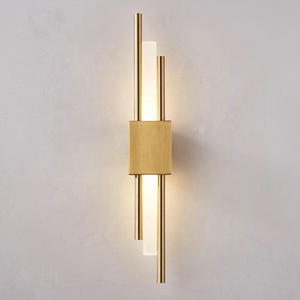 Nordic modern wall mounted sconce reading lighting fixtures led gold metal home indoor luxury creative acrylic wall lamps