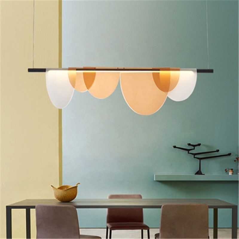 Modern nordic designer hanging ceiling pendant lamps bar office kitchen suspension lights led simple indoor chandeliers