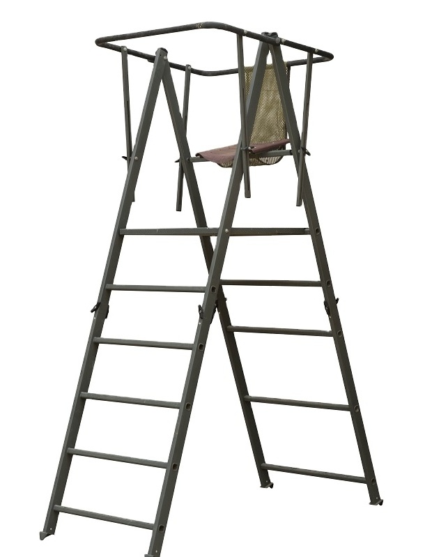 High quality aluminum ladder telescopic seat hunting tree stand