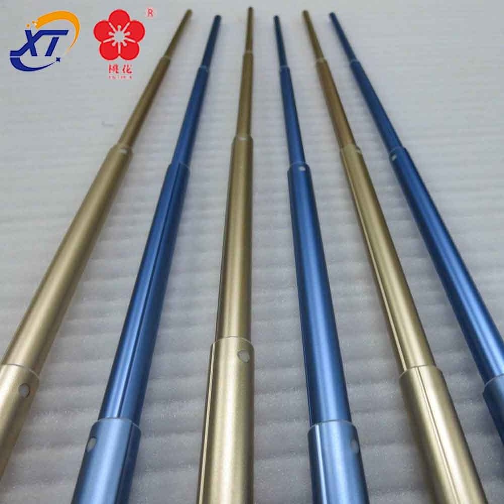 New design round folding tube Pipe for vacuum cleaner aluminum manufacture & Standard Twist Locking aluminum telescopic tube