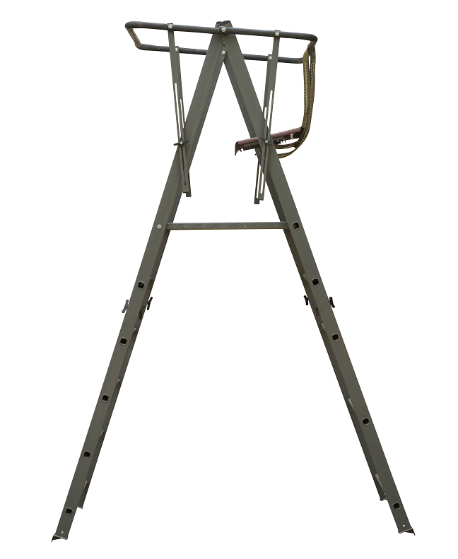 High quality aluminum ladder telescopic seat hunting tree stand