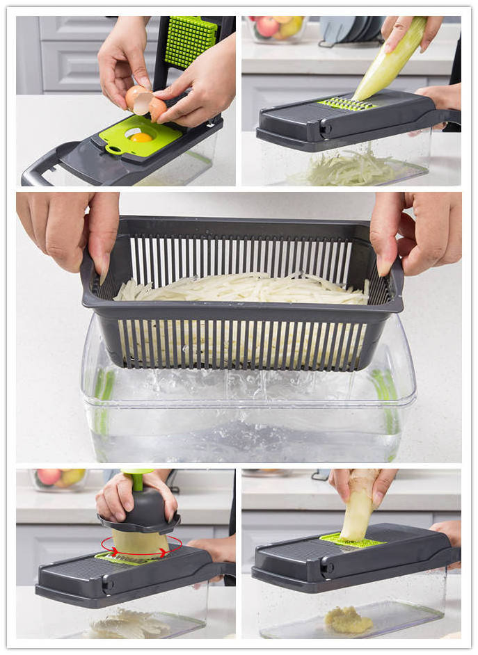 Manufacturer Wholesale Multi Functional Vegetable Cutter Modern Manual Vegetable Chopper Slicer