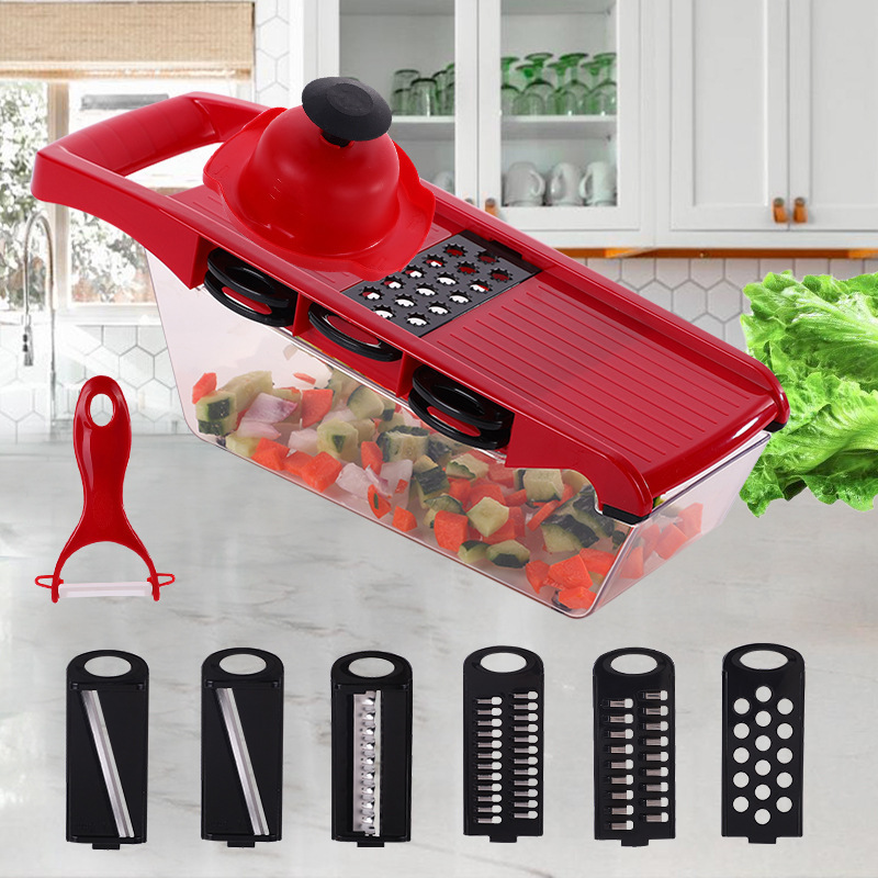 Multifunctional 10 In 1 Kitchen Utensils Onion Dicer Veggie Cutter Slicer Salad Cutter Manual Vegetable And Fruit Chopper