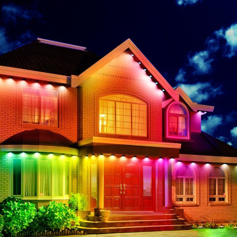 outdoor Pixel Led Point Light House Eaves Light Decorative Ip67 Permanent Pixel eaves Light