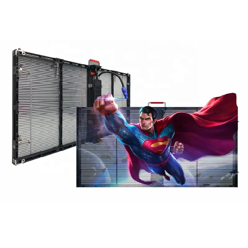 Clear Transparent LED Video TV Wall P3.91mm Indoor LED Mesh Curtain Digital Signage Displays 3D led screen P3.91