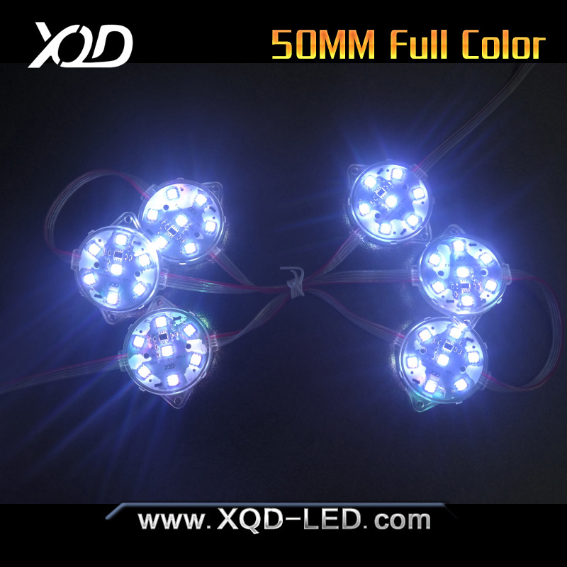 XQD  pixel led panel point light rgb model 50 mm ic dmx 5years