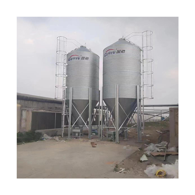 Feed Storage Equipment Galvanized Feed Silo Storage Bin for Poultry Farm