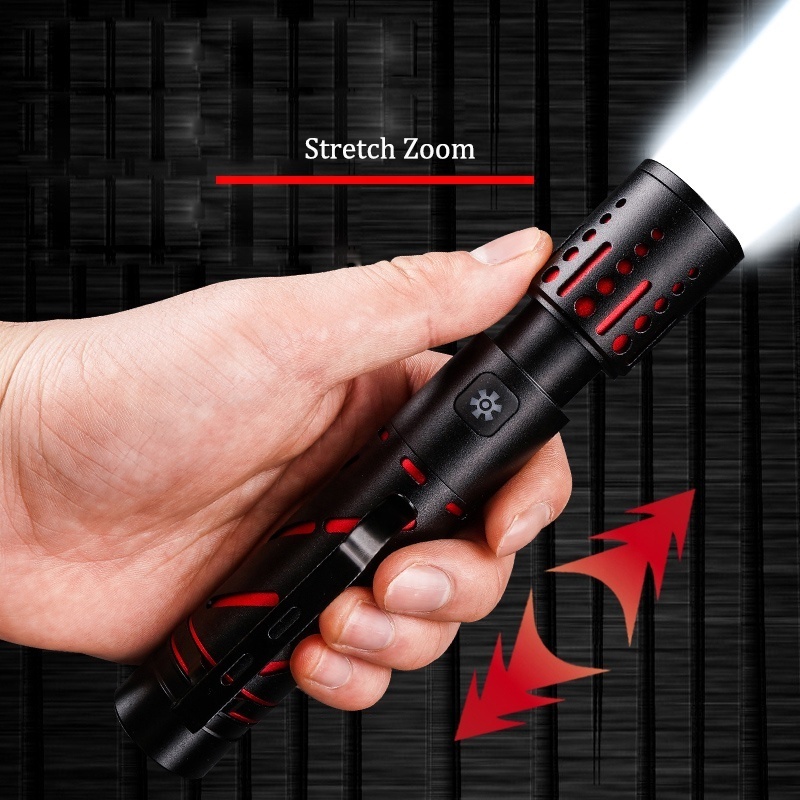 New High Power Aluminium Alloy Pen Light Mini Penlight 1000LM Charging 10W White Laser Tactical Mini Flashlight