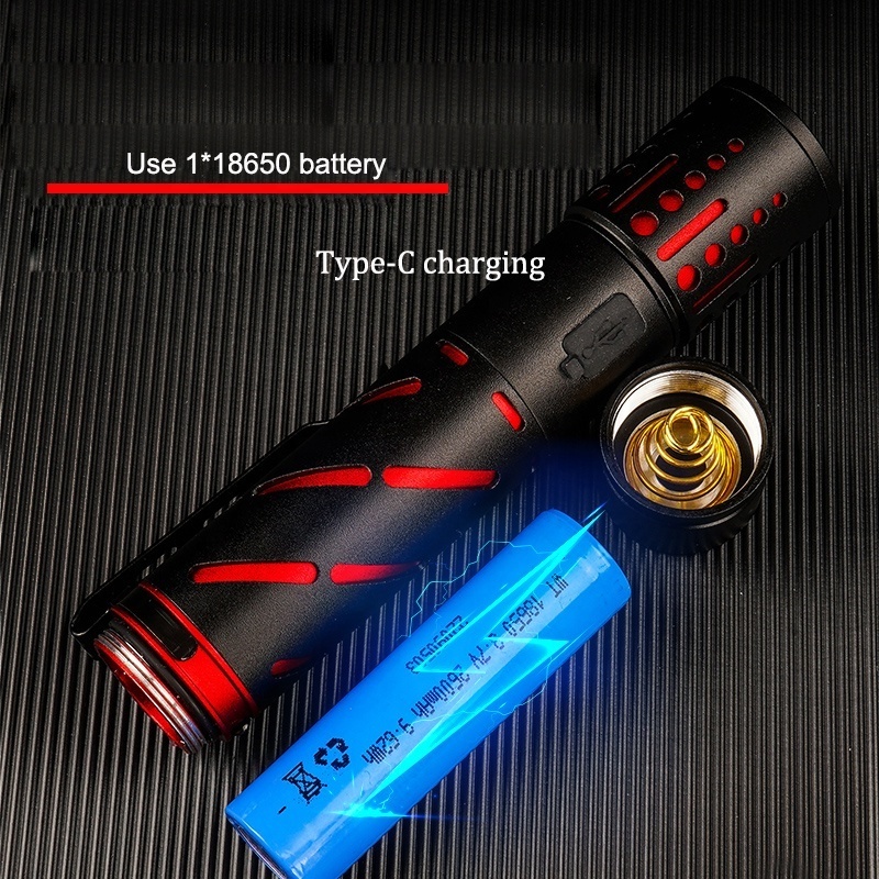 New High Power Aluminium Alloy Pen Light Mini Penlight 1000LM Charging 10W White Laser Tactical Mini Flashlight