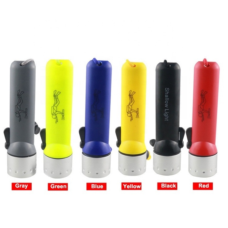 High Quality Diving Lights Abs Diving Torch 4 Aa Battery Power Flashlight Dive Led Waterproof Flashlight Torch Flash Light