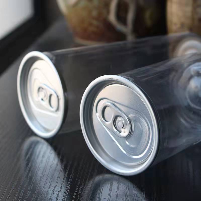 2023 New Arrival Easy Open Can For Soft Drink Juice Soda Coffee 500 ML Clear Plastic Bottle