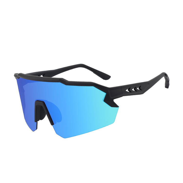 Wholesale new sunglasses arrivals UV400 HD polarized half frame men glasses riding baseball fishing bike sunglasses