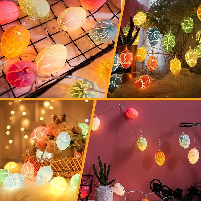 LED easter festival string dinosaur egg light decoration led lights battery operated led light