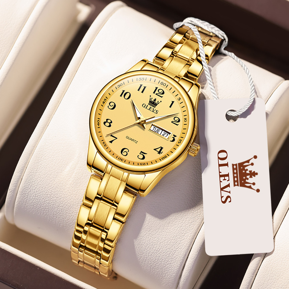 OLEVS 5567 Luxury Women Watch in Wristwatches Quartz Wrist Stainless Steel Gift Bracelet Watch for Ladies Waterproof Watch