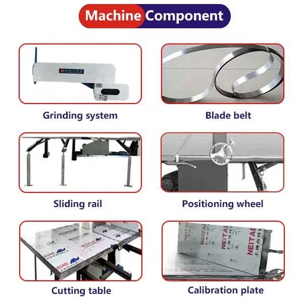 Manual straight knife blade sponge  rubber Polyurethane Foam Vertical Cutting Machine Price