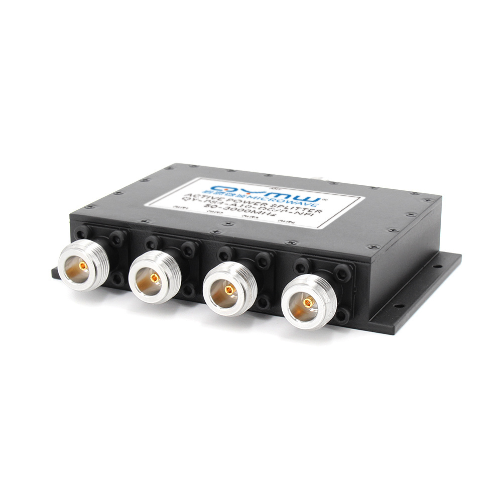 XQY Factory Source Power Splitter A10 Passive Power Splitter Combiner One To Four 0.5-3Ghz Power Divider