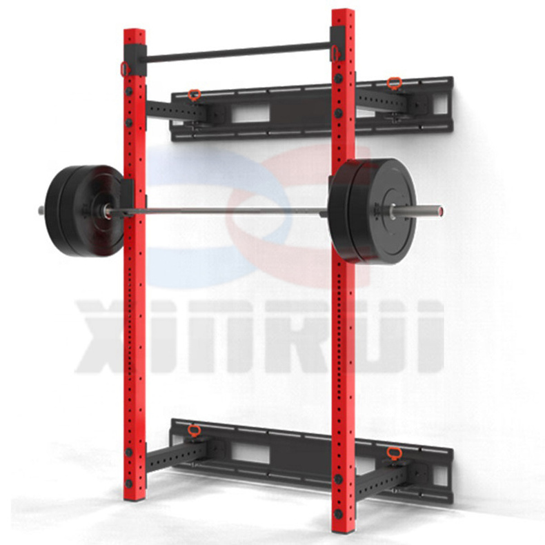 new Home gym Wall mounted foldable pull up bar strength training smith machine squat racks gym equipment mutli function station