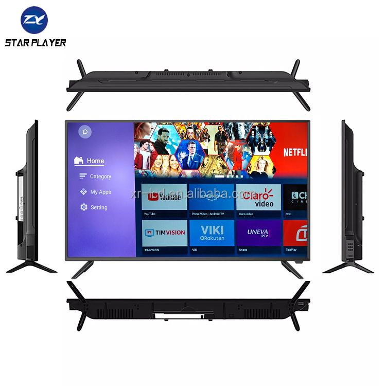 Factory Television 55 65 75 85 100 Inch Smart Tv 2K/ 4k UHd Android Led Tv Panel