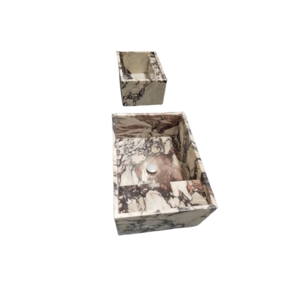 Luxury Calacatta Viola Marble Wash Basins White Marble Stone Sinks for Bathroom