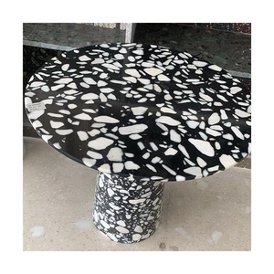 Artificial Terrazzo Stone Coffee Table Top Side Table