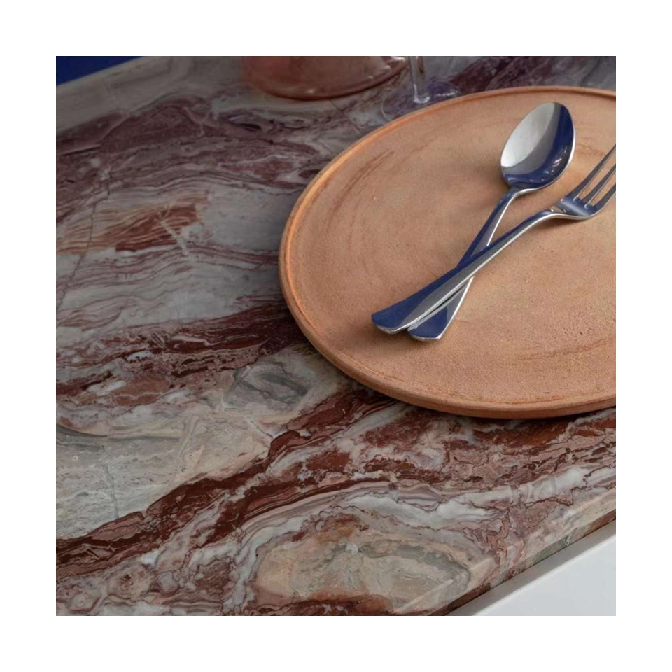 Exotic Monica Red Marble Slab for Stone Veneer Countertop