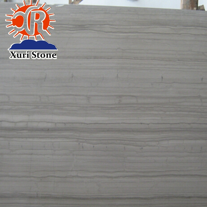 24x24 Silk Georgette marble tiles light grey wood grain marble