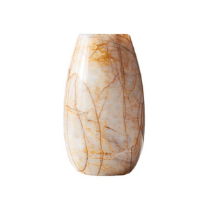 Natural Onyx Stone White Marble Vase