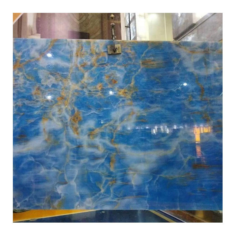 Backlit Onyx Marble Slab Stone Wall Panel