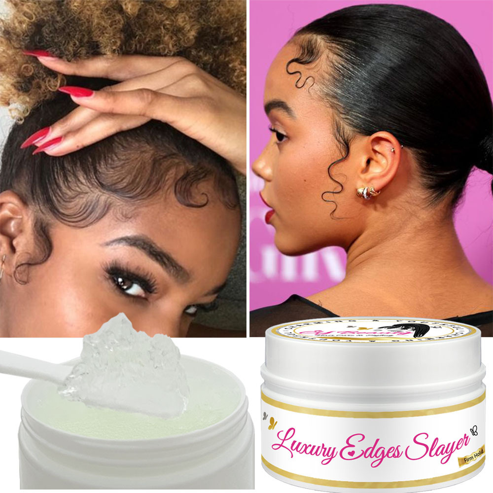 OEM Women Strong Hold Non-greasy Edge Smoother Edge Control Wax for all hair styling edge control