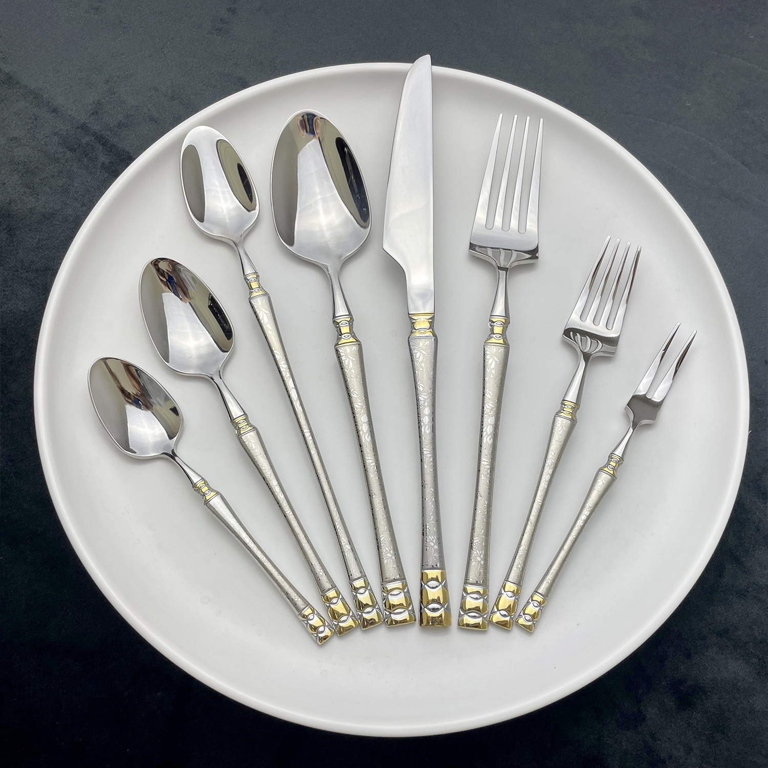 New Design Factory Price PVD Golden Fork Knife And Spoon Set Stainless Steel Cutlery