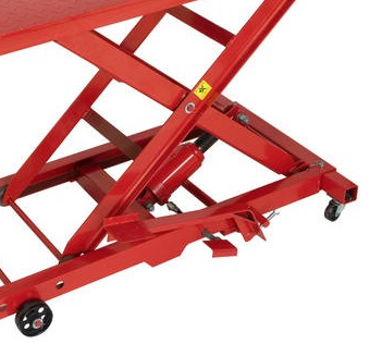 CE Certificated 800lbs portable china scissor hydraulic motorcycle lift table for sale