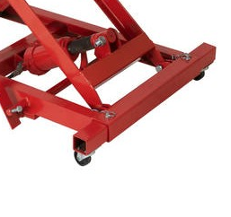 CE Certificated 800lbs portable china scissor hydraulic motorcycle lift table for sale