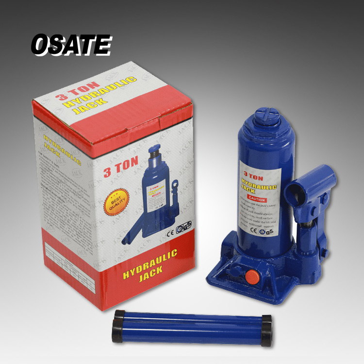 OSATE 3T CE Standard Hydraulic Bottle Jack with Safe Valve for Car Lifting