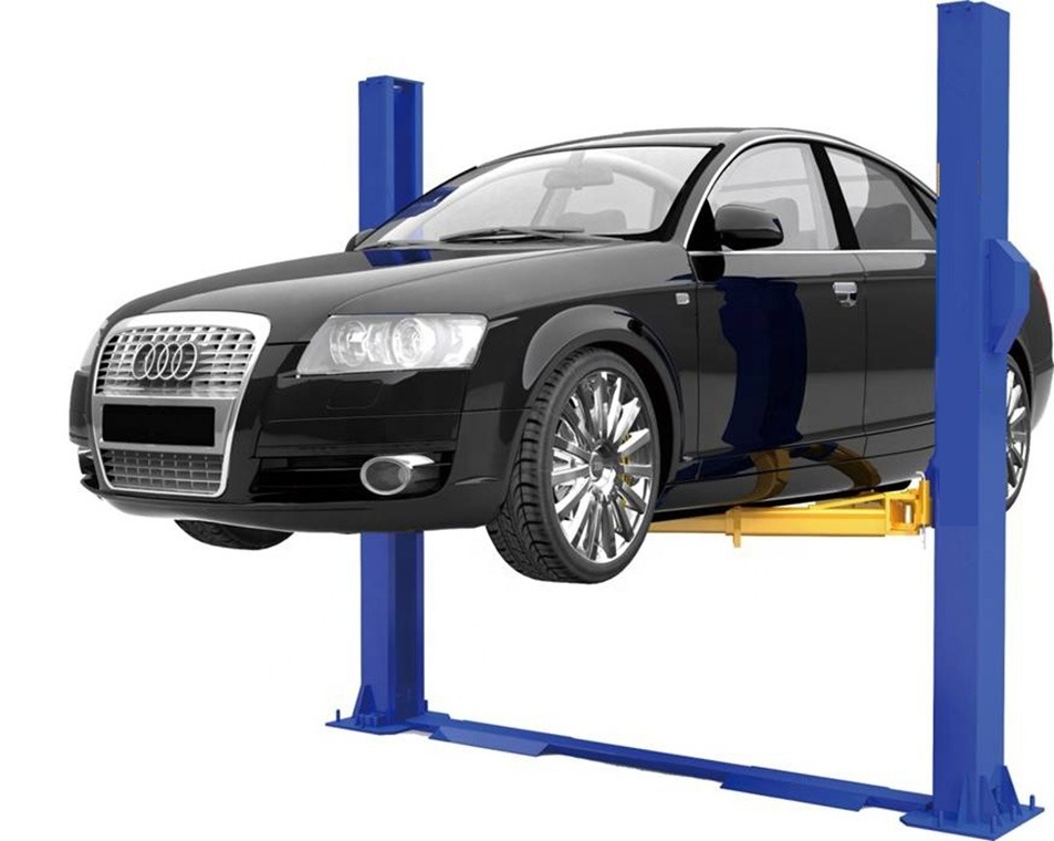 OSATE garage parking machine two post hydraulic car lift with manual unlock release