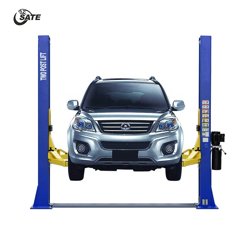 OSATE garage parking machine two post hydraulic car lift with manual unlock release