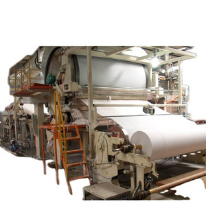 clean and easy operation recycled paper sugarance bamboo wood pulp sheet tissue paper making machine