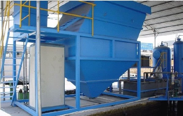 skid-mounted wastewater sewage river water treatment sedimentation water tank lamella clarifier