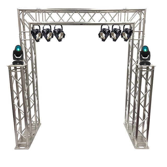 TUV aluminum spigot square screen trusses 290mm for concert show