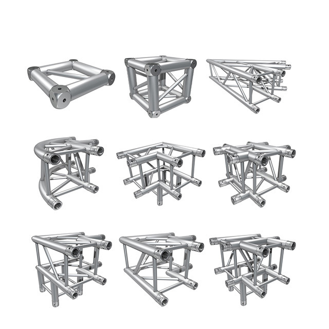 TUV aluminum spigot square screen trusses 290mm for concert show