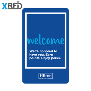 Customized RFID Hotel key Card Kaba/Saflok/Onity/Miwa/V Hotel Keycard For V-ingcard Locking Systems